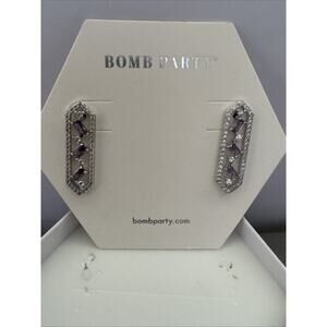 Bomb Party RBP 5763 Maze Of Sparkle New Earrings Bday Collection Feb 2023
